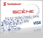 SCENE VISA card