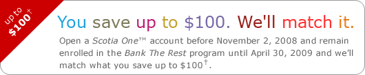 Bank The Rest Offer
