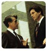 business people talking