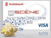 SCENE VISA card
