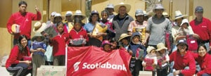 Scotiabank employees in Peru helping victims of volcanic eruption