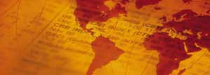 Image of world and financial figures