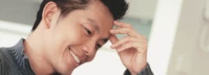 Man smiling