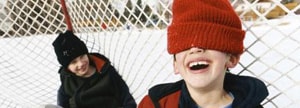 Kids Playing Hockey