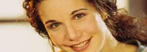 Woman smiling