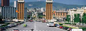 Asian city street view