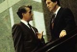 Two businessmen in conversation