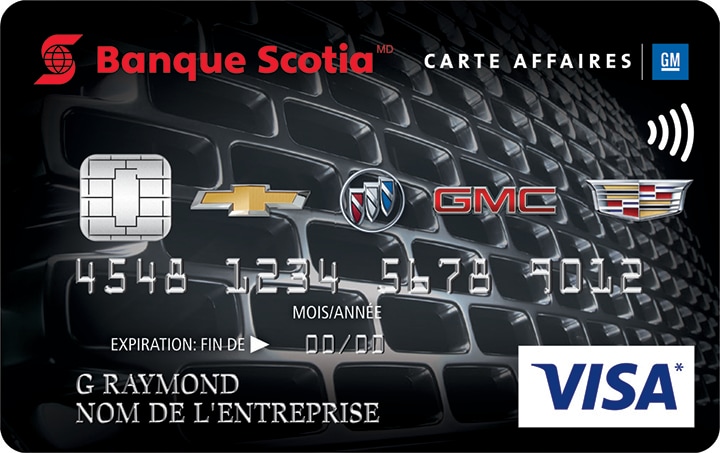 Carte Visa Affaires Gm Banque Scotia