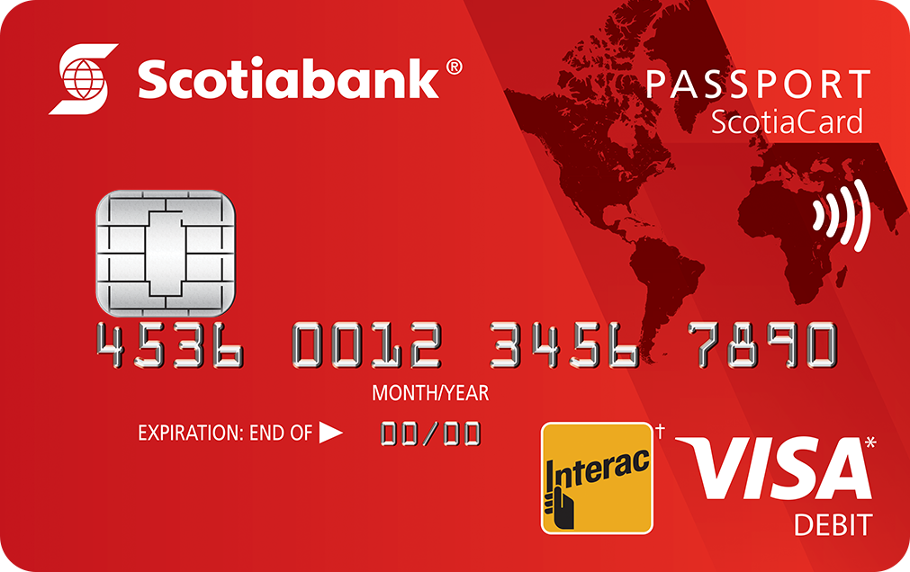 ScotiaCard® or SCENE® or Passport® Debit Card Scotiabank Canada
