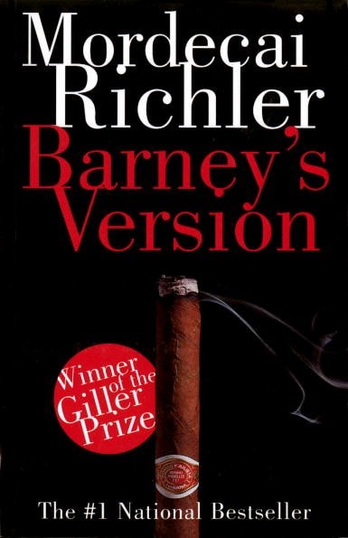 Barney's Version book cover